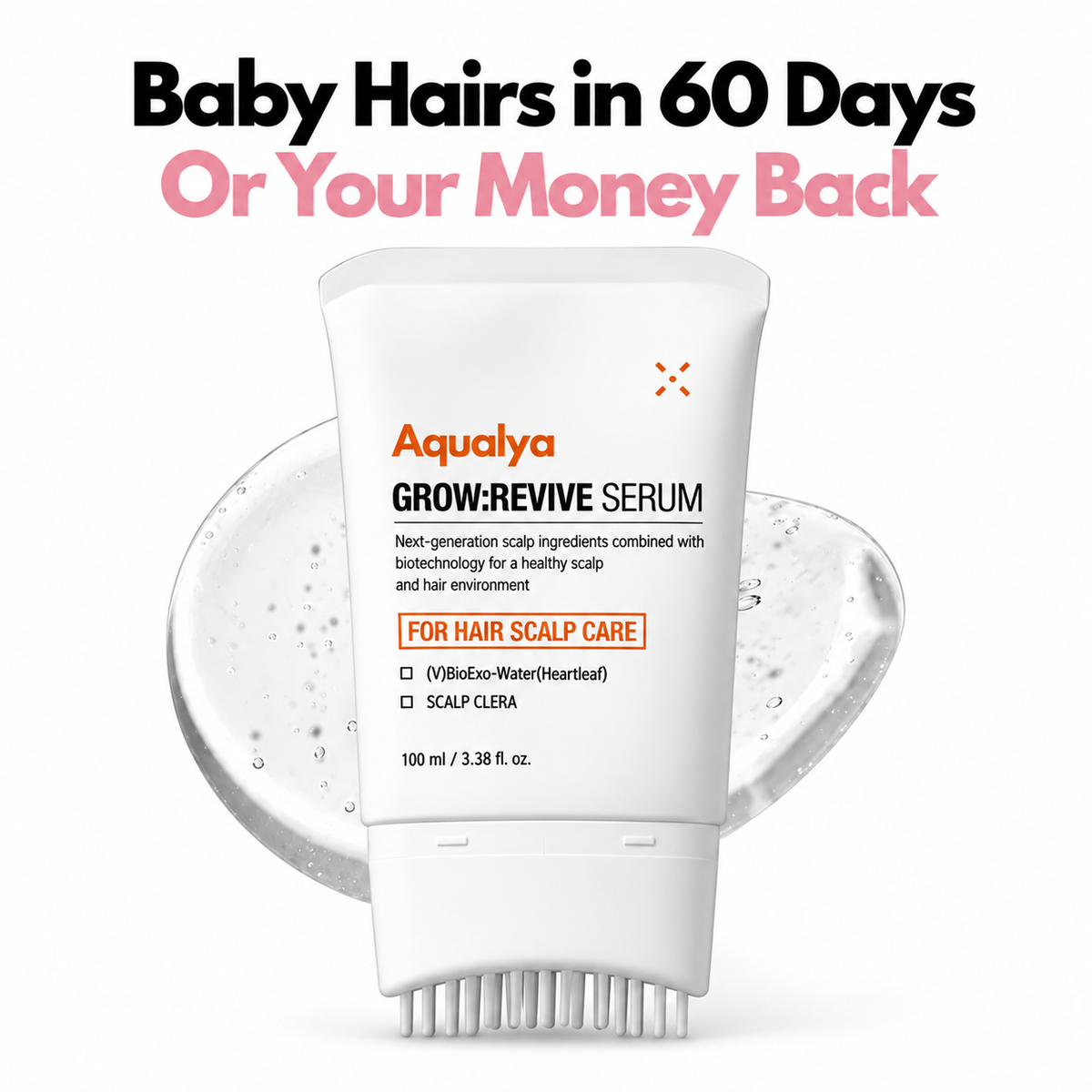 AQUALYA Korean Hair Serum – Stronger-Looking Hair from the Roots