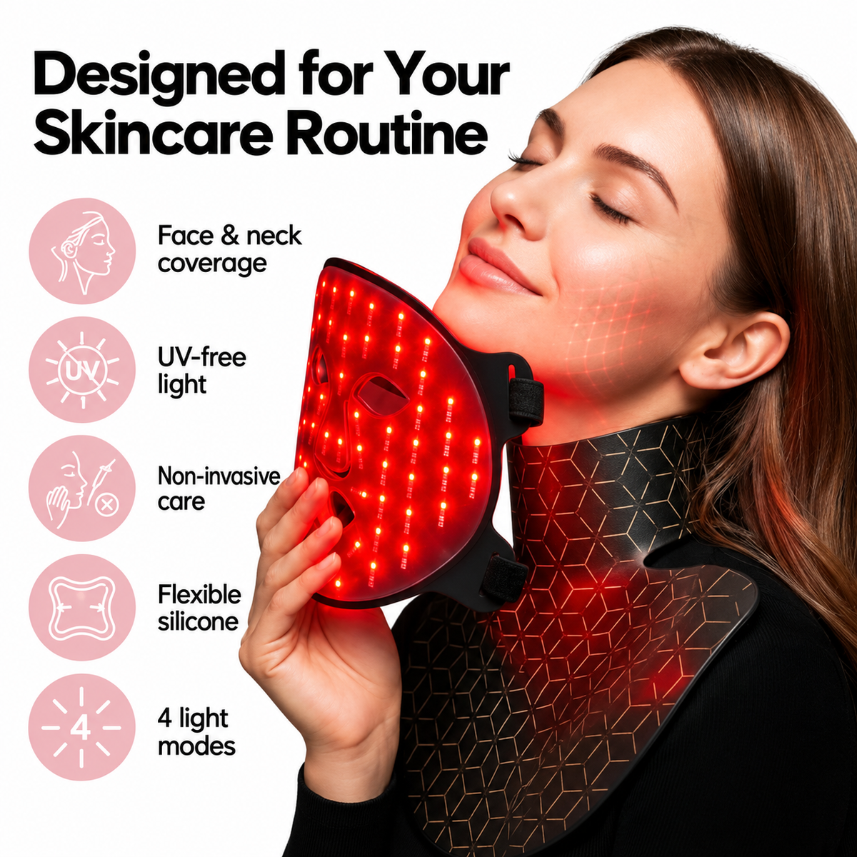 AQUALYA LumiMask™ LED – Spa-Worthy Skin in 15 Minutes + Medicube Firming Cream