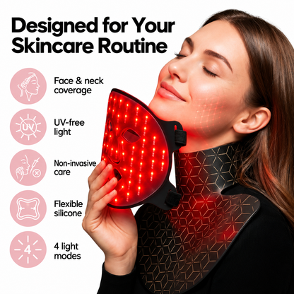 AQUALYA LumiMask™ LED – Spa-Worthy Skin in 15 Minutes + Medicube Firming Cream